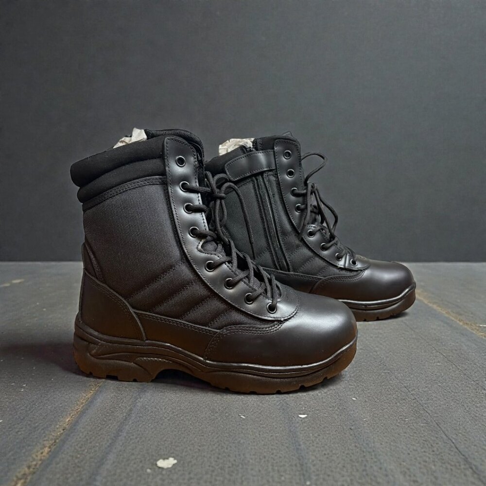 Nortiv8 Military Tactical Boot Black Size 8.5 Leather